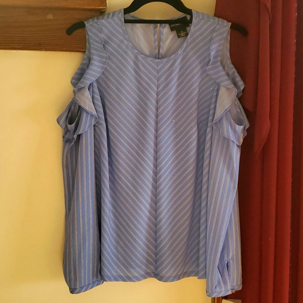 Cold Shoulder Liz Claiborne Blouse